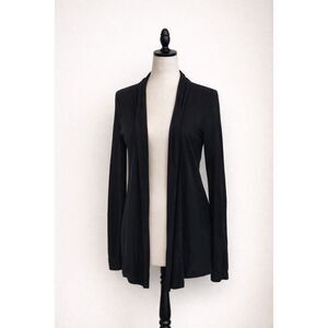 GAP Black Open Front Cardigan | Size Small | Classic Layering Piece